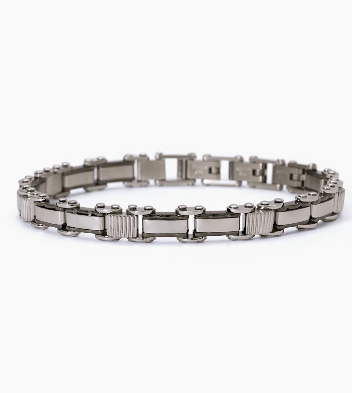 2Jewels Bracciale in acciaio 316L e PVD Gunmetal 232364