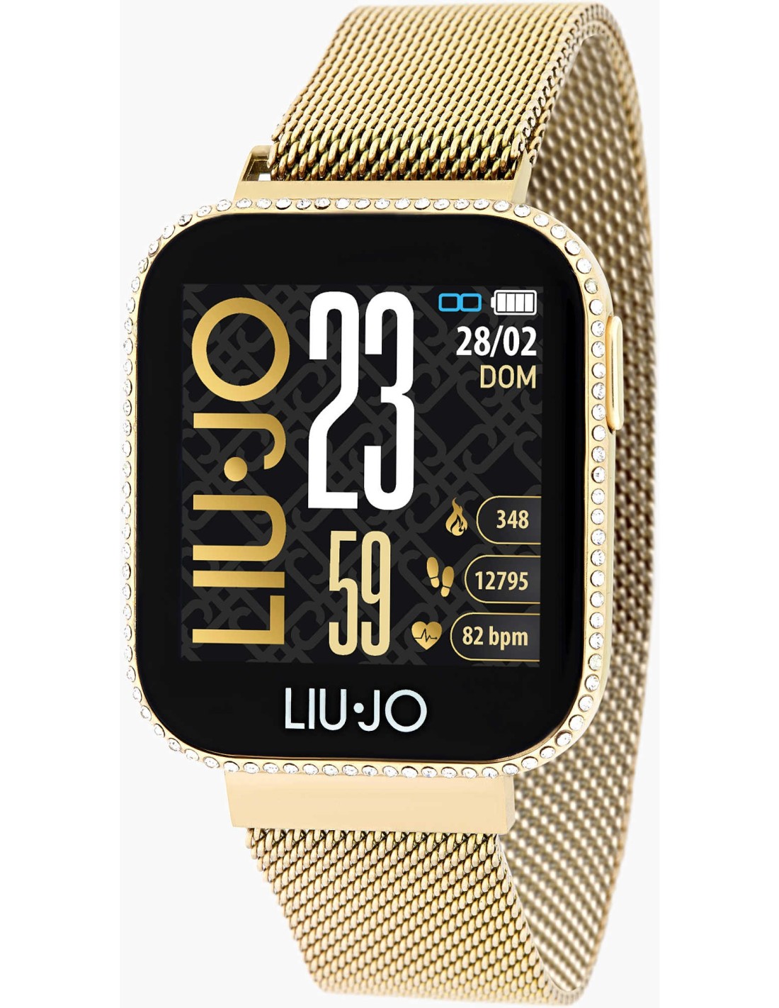 Smartwatch Liu Jo Luxury con Brillantini SWLJ011 Oro Rosa