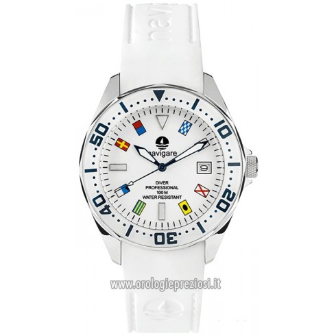 Navigate Clock For Pacific Flag Watch Cinturino-na135g-03