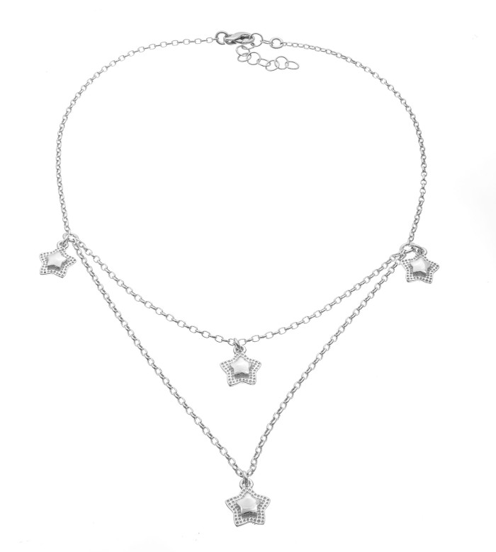 Stelle – Collana In Argento Naturale