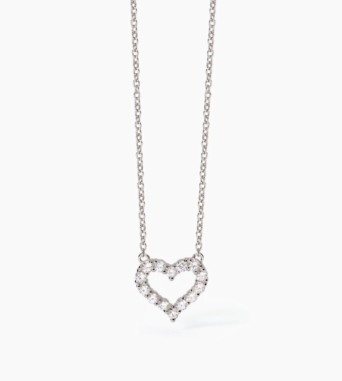 Mabina Girocollo in Argento con Cuore 553681