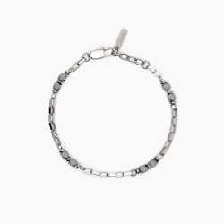 2Jewels Steel and Hematite bracelet 232499