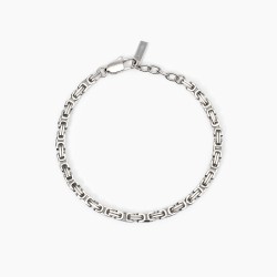 2Jewels Bracciale in Acciaio con Catena Bizantina 232500