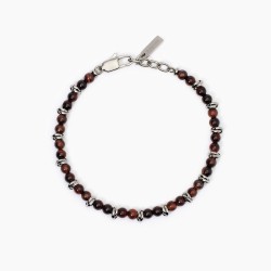 2Jewels Steel and Tiger Eye Bracelet 232501