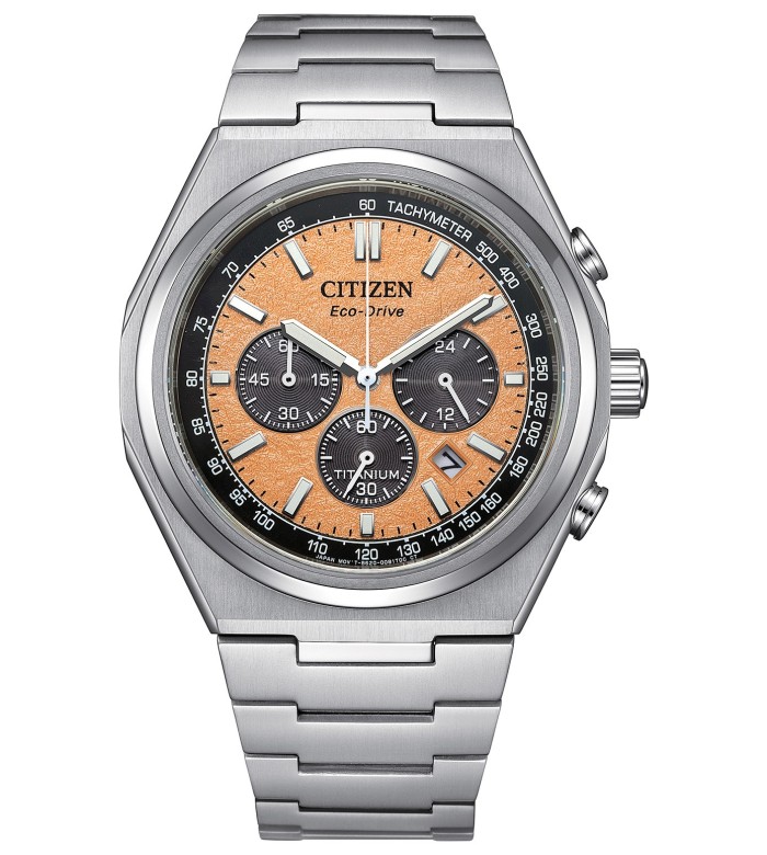 Citizen CA4610-85Z Crono SuperTitanio Arancio - Novità 2024