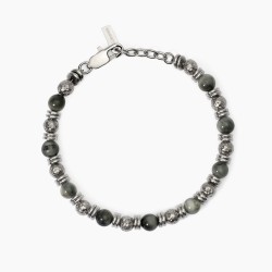 2Jewels Bracciale in acciaio 316L occhio di falco 232564