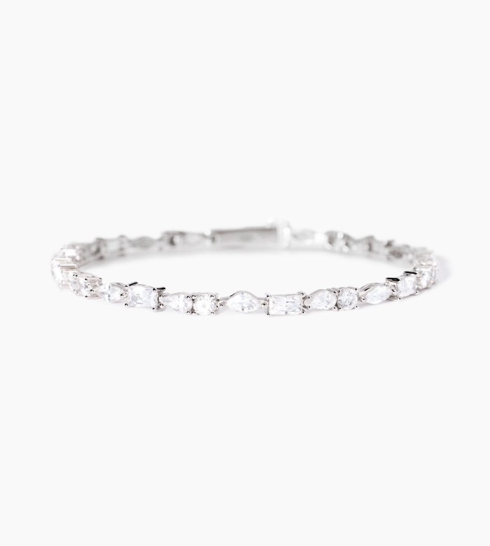 Mabina Bracciale con Zirconi Taglio Baguette e Goccia 533757