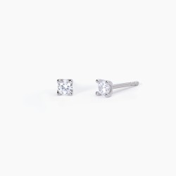 Mabina Silver Earrings with Light Point 563605