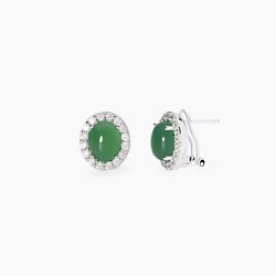 Mabina Green Agate Earrings 563777