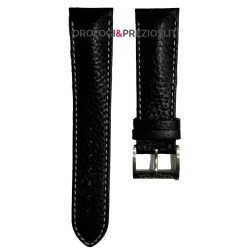 Leather Strap Black for Nautica Watch 22mm