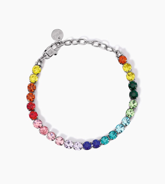 Kidult Bracciale Tennis Cristalli Multicolor 831024