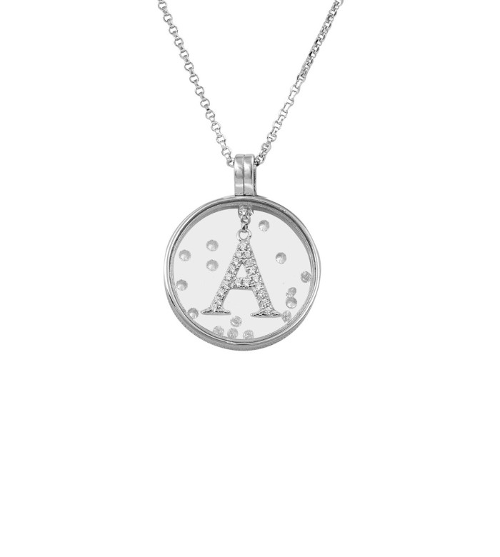 Collana Osa Jewels Name Crystal - Lettere Alfabeto