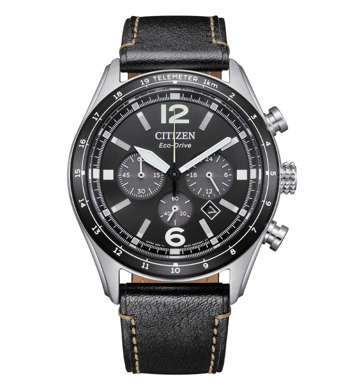 Citizen OF Aviator Crono CA4654-04E Black