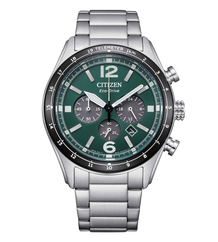 Citizen OF Aviator Crono CA4654-55X Green