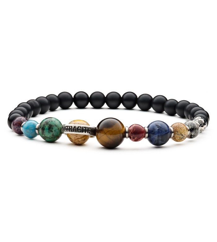 Bracciale Solar System (Tutti i Pianeti) - Antracite Gioielli