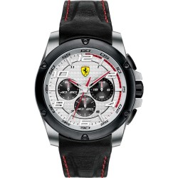 Strap For Ferrari Chrono Full Black Cinturino-sf830031