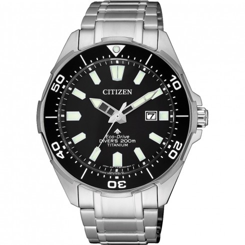 Citizen Diver's Eco Drive 200 Mt Super Titanium Watch Bn0200-81e